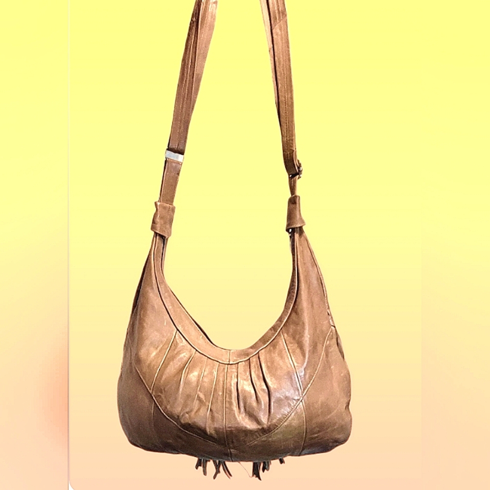 Fringe Leather Silver Detail Large Purse Boho Western Bag - Picture 11 of 16